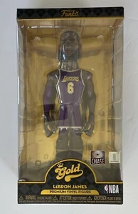 Funko Gold LeBron James Lakers CHASE PURPLE Jersey 12 Inch Premium Vinyl Figure - Picture 1 of 6