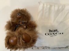 Coach Bear Star Wars Leather Chewbacca Keychain Bag Charm F88048