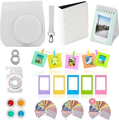 Paquete de accesorios para cámara fotográfica instantánea Fujifilm Instax Mini 9 o Mini 8. Blanco Foto 1 de 4