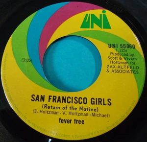 FEVER TREE ~ San Francisco Girls ~ 45rpm Record In Canada - Bild 1 von 2