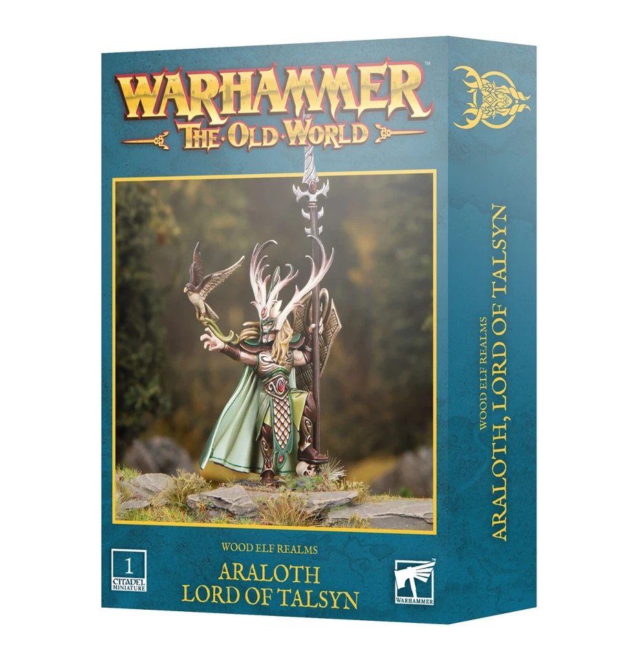 Warhammer TOW Wood Elf Realms: Araloth - Lord of Talsyn NUEVO en CAJA Foto 1 de 1