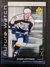 2006-07 SP AUTHENTIC MIKKO LEHTONEN RC #235 LIMITED #/100 SPA FW