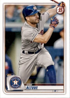 2020 BOWMAN HOUSTON ASTROS - JOSE ALTUVE #88 - Image 1 of 2