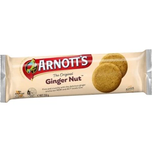Arnotts Original Ginger Nut Plain Biscuits 250g - Picture 1 of 5