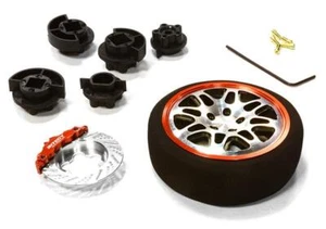 Dual 8 Spoke Steering Wheel Set for Most HPI, Futaba, Airtronics, Hitec & KO - Picture 1 of 1