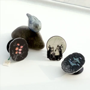 Korean Minhwa Mother of Pearl Phone Grip | Smart Tok / Rabbit - Photo 1 sur 7