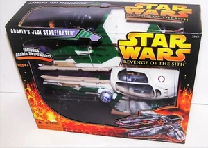 Star Wars ROTS Anakin's Jedi Starfighter w/Anakin Skywalker 1st Edition NISB - Picture 1 of 6
