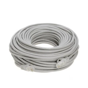 Lote de cable de conexión CAT6 GRIS Ethernet LAN módem cable 6 pies 10 pies 20 pies 50 pies 100 pies 200 pies - Imagen 1 de 4
