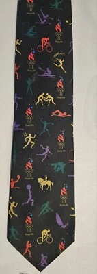Corbata Colección Juegos Olímpicos de Seda Vintage Atlanta 1996 Para Hombre Talla Única Multicolor Foto 1 de 4