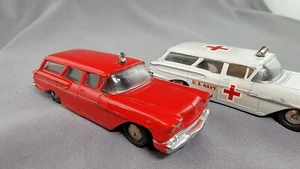 1958 Chevrolet Ambulance Station Wagon Hubley Real Toys Series Made in USA RARE! - Picture 1 of 9
