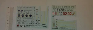 SAAB GRIPEN JAS 39 + TWIN SEATER DECAL 1/72 ITALERI 1216 E 008/59 PARZIALI - Foto 1 di 1