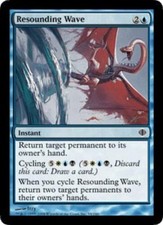 4x Resounding Wave MTG Shards of Alara NM Magic Regular