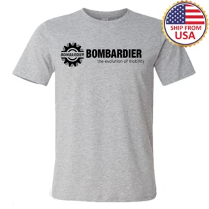 Bombardier Aerospace Rojo Hombre Gris Talla S-3XL - Imagen 1 de 1