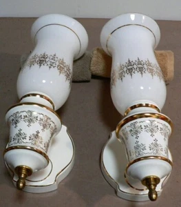 Vintage Lighting pair 1970s Hollywood Regency sconces. - Picture 1 of 12