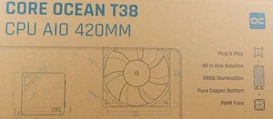 Refroidisseur liquide Alphacool Core Ocean T38 CPU AIO 420mm - Photo 1/5