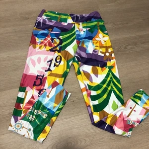 seltene Disney Medium Leggings M rot pink grün Fun Grafik All Over Print 1952 001 - Bild 1 von 8