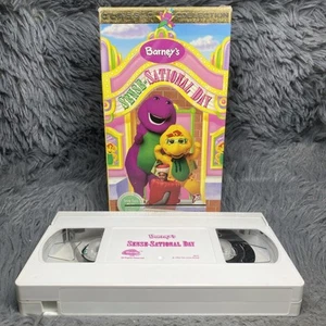 Barney & Friends Sense-Sational Day VHS 1996 Video Tape PBS Classic Collection - Picture 1 of 8