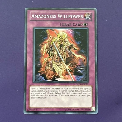 Yu-Gi-Oh Card - DREV-EN072 - AMAZONESS WILLPOWER (rare) - NM/Mint - Image 1 of 2