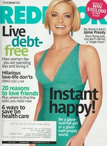 Redbook Magazine April 2009 Jaime Pressly - Live Debt Free - Instant Happy! - Picture 1 of 1