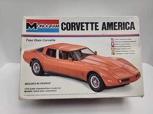 Corvette America 4-Door Car Model Kit Monogram 1/24th Scale #2269 - Picture 1 of 17