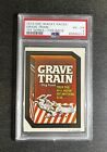 1973 OPC Wacky Packages 1st Series GRAVE TRAIN DOG FOOD tan back PSA 4 🇨🇦 RARE
