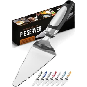 Essential Kitchen Tool, Serrated on Both Sides, Cake Cutter, Black - Picture 1 of 6