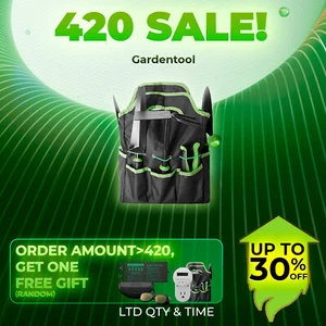MARS HYDRO Garden Tools Set Heavy Duty Gardening Kits w/ Bag for Home Plants 6PC - Picture 1 of 7