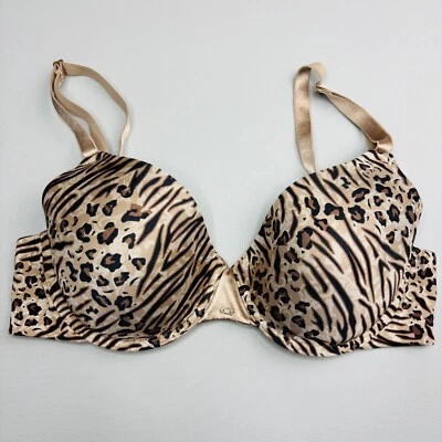 Warners 胸罩 36C T 恤钢丝缎轻衬里杯可调肩带 01561 — 第 1/4 张图片