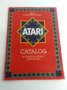 Atari Video Computer System Catalog 1981 45 Game Program Cartridges, - Picture 1 of 2