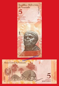 VENEZUELA 5 Bolivares 2014 Pick 89f SC / UNC - Imagen 1 de 1