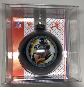 NFL Pittsburgh Steelers Heath Miller Navidad Vidrio Adorno Topperscot 2010 - Imagen 1 de 5
