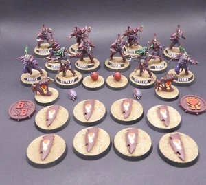 Painted Blood Bowl Team Naggaroth Nightmares Dark Elves GW Warhammer - Picture 1 of 12
