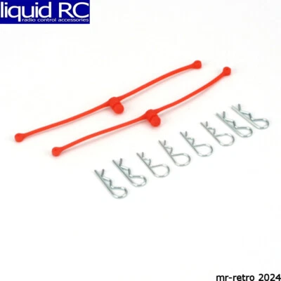 DU-BRO 2252 Body Klip Retainers Orange (2) - Image 1 of 2