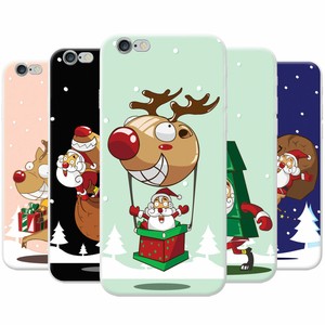 Santa Reindeer Christmas Fun & Frolics Hard Case Phone Cover for Apple Phones