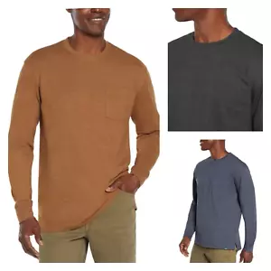 Woolrich Men's Long Sleeve Pocket Tee - Picture 1 of 37