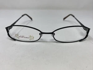 Wildflower Eyeglasses Frame Solandra Black Filigree 50-17-135 Black/Brown NY04 - Picture 1 of 8