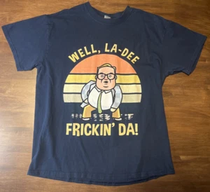 Matt Foley Well, La-Dee Frickin' Da! T-Shirt Size L Black Short Sleeve - Picture 1 of 5
