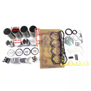 S4E S4E2 S4E2T Engine Rebuild Kit For Mitsubishi CAT Forklift FD20 FD25 Loader - Picture 1 of 9