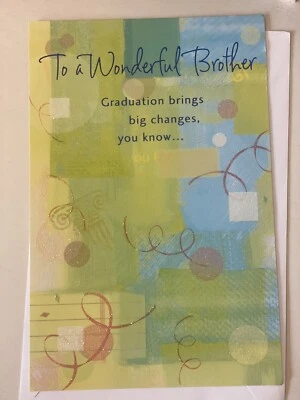 Tarjeta de graduación American Greetings Wonderful Brother Foto 1 de 2