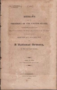 United States House of / Botschaft vom Präsidenten der Vereinigten Staaten 1824 - Bild 1 von 1