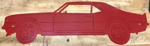 Metal Sideview Chevrolet Camaro Custom Paint 21" Wide Plasma Cut Sign Art - Picture 1 of 2