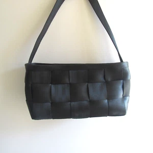 Harveys Seat Belt Bag Black Baguette 10" x 6" *READ* - Picture 1 of 16