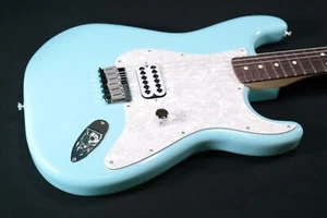Fender Limited Edition Tom Delonge Stratocaster, Rosewood Fingerboard, Daphne Bl - Picture 1 of 10