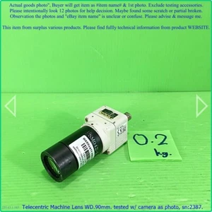 Telecentric Machine Lens WD.90mm.&Camera as photos, sn:RANDOM, Tested, FedExDHL. - Picture 1 of 12