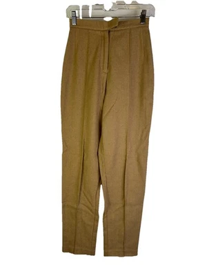 Pantalones de vestir rectos vintage años 90 Express para mujer 1/2 fieltro lana tiro alto Foto 1 de 4