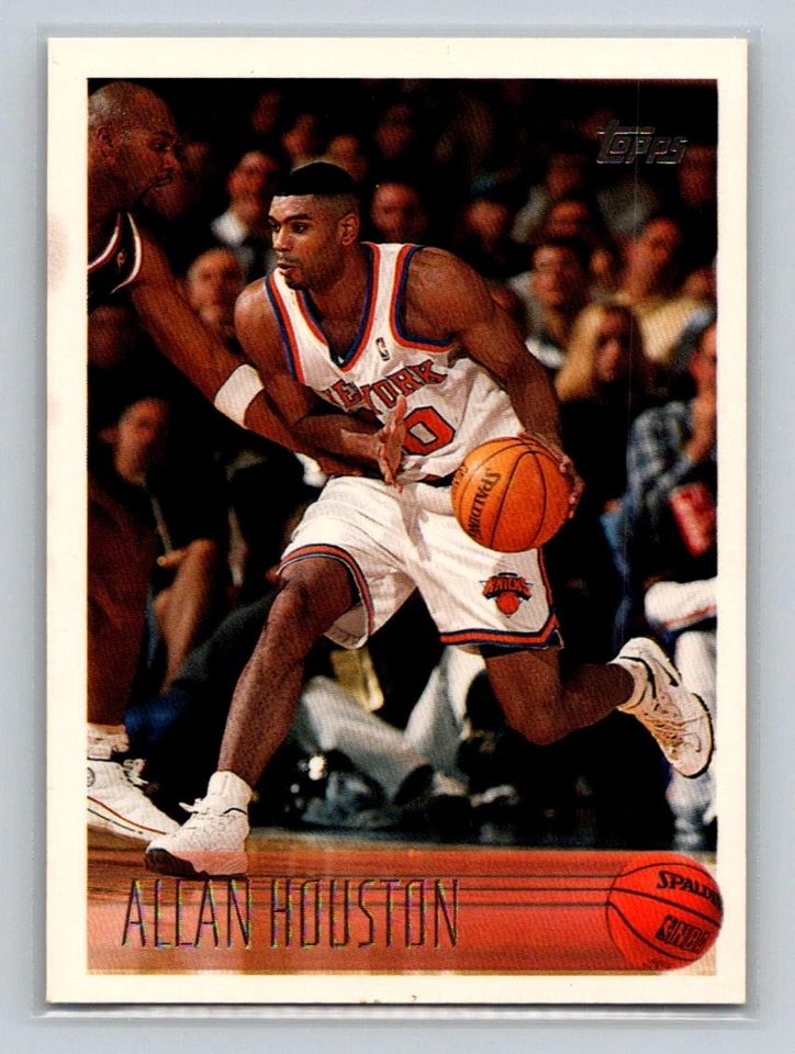 1996-97 Topps #195 Allan Houston New York Knicks Basketball Card - Image 1 of 2