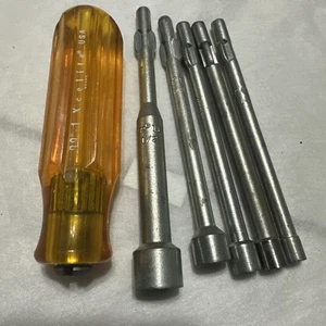 6 Piece Xcelite Hex Allen Nut Driver Set Screwdriver - Picture 1 of 1