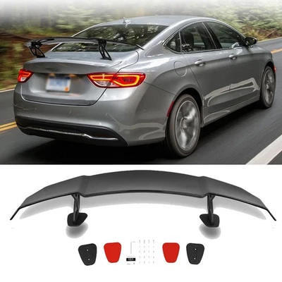 For Chrysler 200 Sedan 2011-17 55" Black Rear Trunk Spoiler GT Style Racing Wing Foto 1 de 4