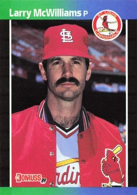 1989 Leaf Donruss Baseball #516 Larry McWilliams - Image 1 of 3
