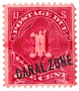 EAS_STAMPS US CANAL ZONE: #J-1 MNH SCV $85.00 - Picture 1 of 1